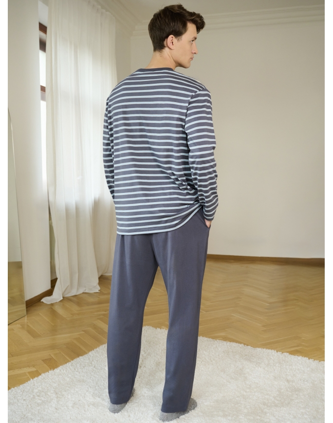 5018PCC Мужская пижама (Дл.рукав+брюки) 5018PCC Мужская пижама (Дл.рукав+брюки)